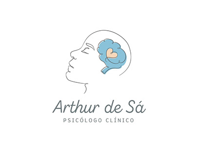 Arthur de Sá Psicólogo Clínico - Id Visual a mão livre