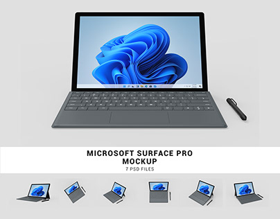 Microsoft Surface Pro Mockup