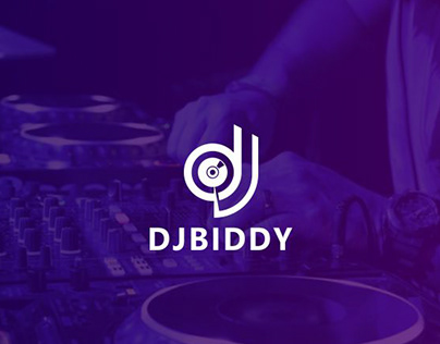 DJ Biddy Logo design
