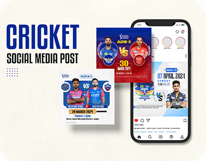 Project thumbnail - IPL | Cricket Social Media Post