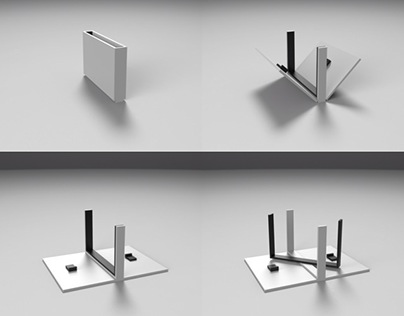 Foldesk - Foldable Table for Small Accommodations
