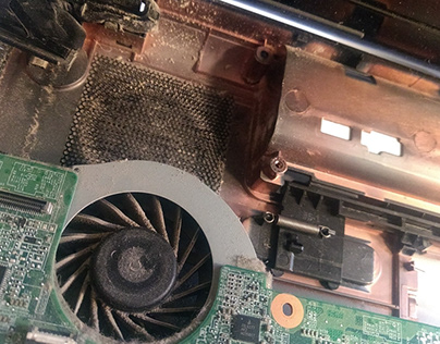 HP Laptop fan died, and overheated.