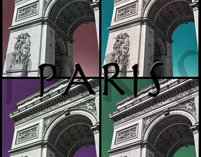 Arc de Triomphe with colors :)