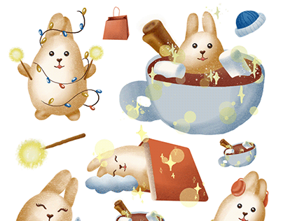 Rabbits set