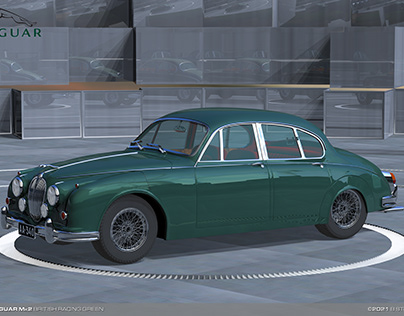 1960 Jaguar Mk2, British Racing Green