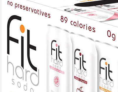 FIT Hard Soda RTD Branding and Packaging