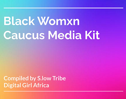 Black Womxn Caucus Media Kit for Pride Month 2020