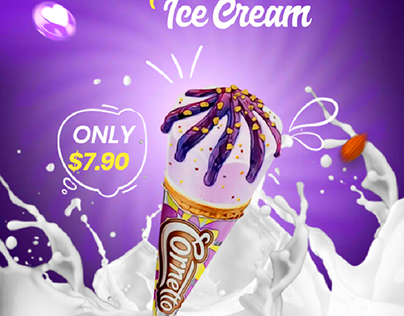 Ice Cream Ads Flyer Design