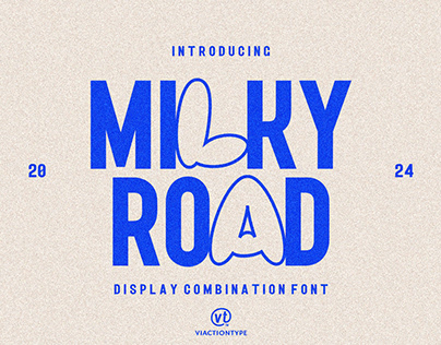 Milky Road Font Combination - FREE FONT