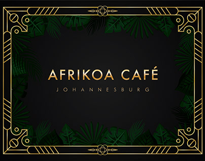 Afrikoa Cafe - Wall Banner