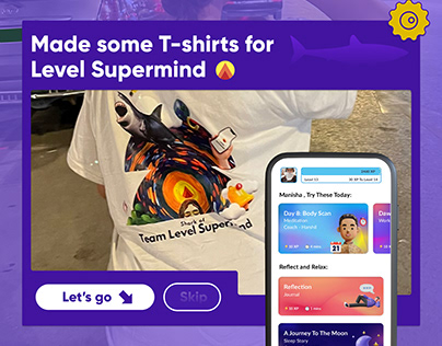 T shirt For Level Supermind