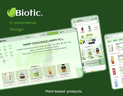 Biotic E-commerce Website