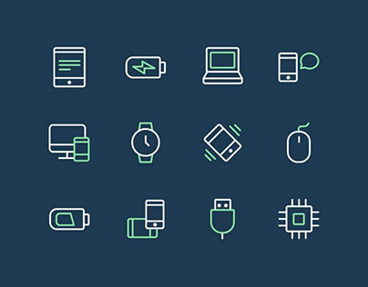 24 Tech & Devices Free Icons