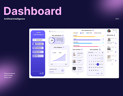 Project thumbnail - Dashboard for IT school (study case)