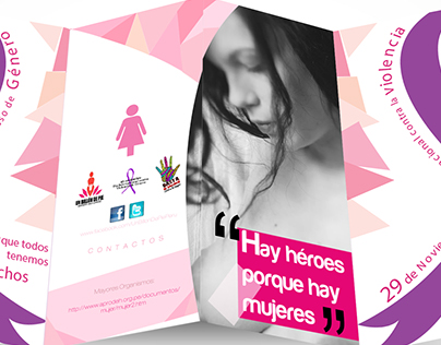 2013 NO Violencia Mujer brochure