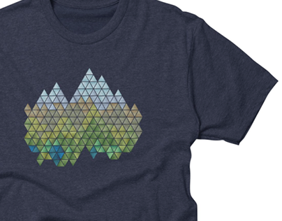 Geometric Landscape T-shirts