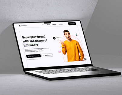 Connect Up Responsive UI Landing Page Design