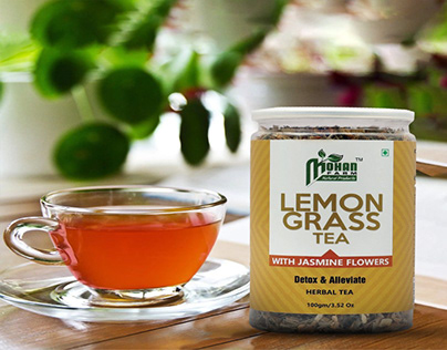 Herbal Lemongrass Jasmine Tea (100gm)