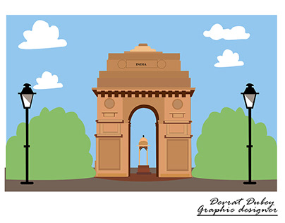 INDIA GATE VECTOR