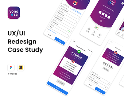 SBI Yono App Redesign UX/UI Case Study