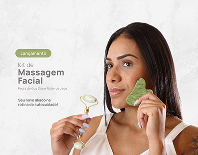 Lançamento - Kit de Massagem Facial
