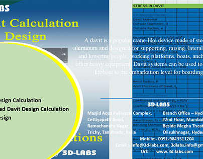 davit design calculation