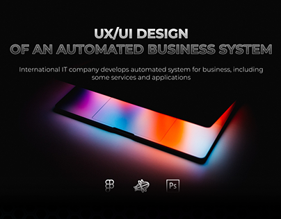 UX/UI design of Business System
