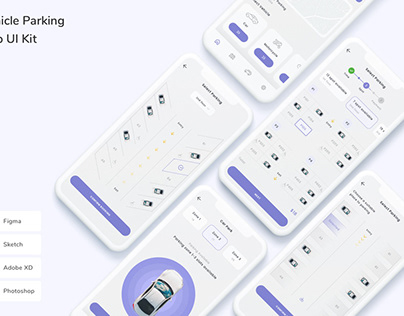 Vehicle Parking App UI Kit