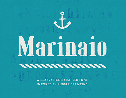 Marinaio Serif (Rubber Stamp Font)