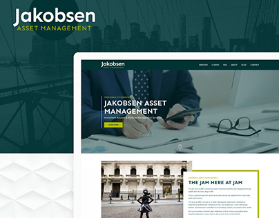 Jacobsen Asset Management - Website Design
