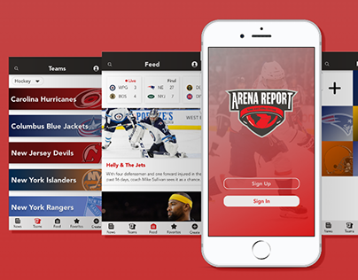 Arena Report - Sports App