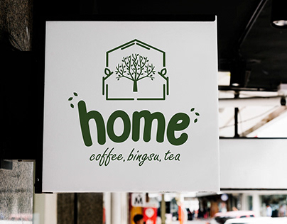 Branding coffee shop HOME coffee .