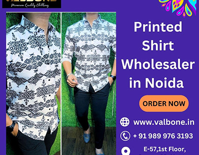 Printed Shirt Wholesaler in Noida
