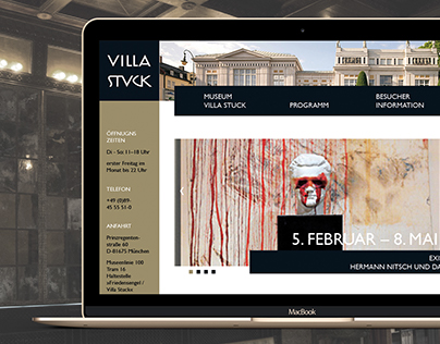Villa Stuck – Website Redesign