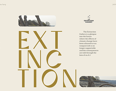 Extinction Gallery App Prototype