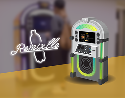 Remixtle - Interactive Recycling Bin