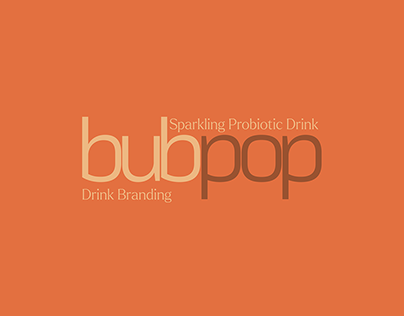 bubpop drink branding