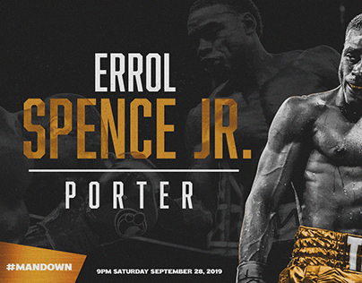 Errol Spence Jr. Upcoming Fight Graphic