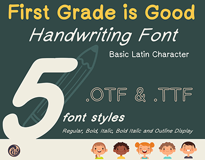 First Grade is Good-Handwritten Font
