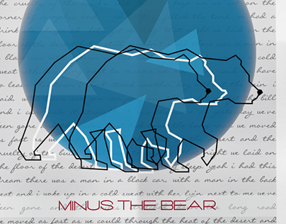 Minus the Bear poster design