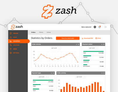 Zash Website & Dashboard Design