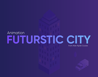 Animated Isometric Futurstic city