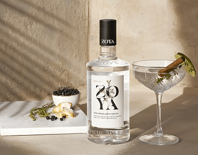 Production Design & Product Styling for Zoya Gin