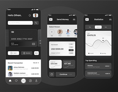 Fintech Mobile App Design