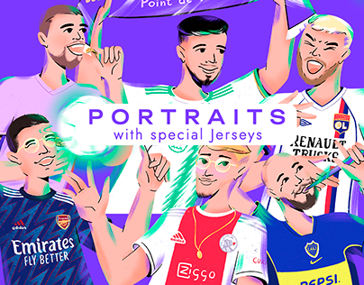 PORTRAITS with special jerseys