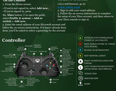 Xbox leaflet design
