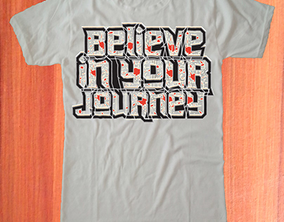 Lettering text effect typography t shirt design