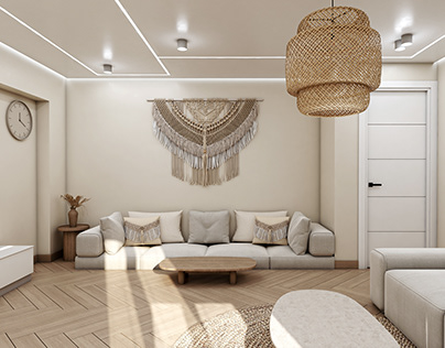 Scandinavian living room | Residental apartment