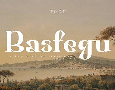 Basfegu Typeface