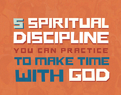 5 Spiritual Discipline - Social Media Infographics